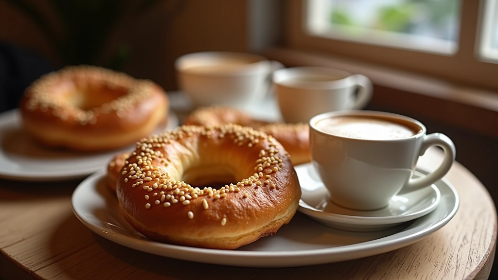 Poğaça ve simit kahve eşleştirmesi görseli